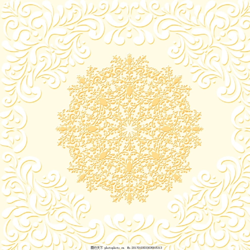 欧式花纹 欧式花朵 花边花纹 大理石纹 电视背景墙 素材背景