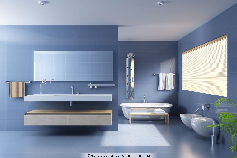 卫生间装修效果图02 浴室 卫生间效果图 浴室装修效果图 浴室装修图片