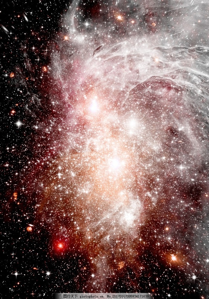 星空背景,唯美 炫酷 星星 星系 银河 银河系 梦幻-图行天下图库