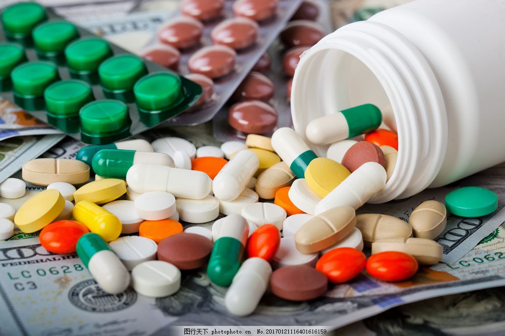 医药胶囊药丸设计元素素材_药物药品医药西药胶囊药丸特写素材