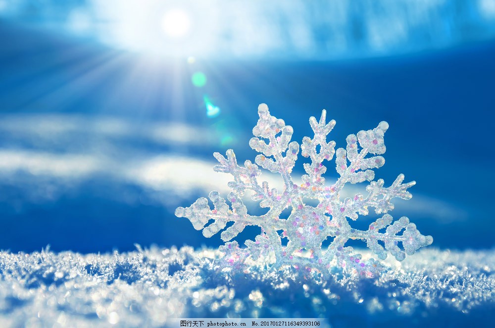 雪花高清图片