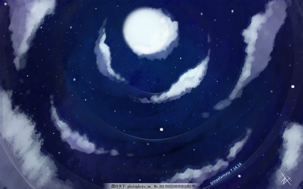 夜晚的天空