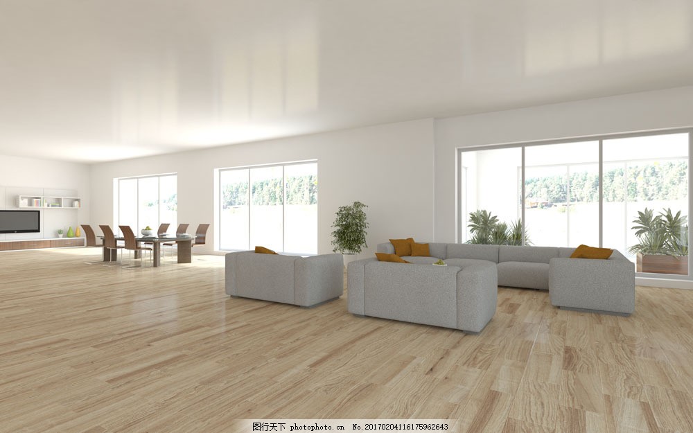 宽大客厅装饰 宽大客厅装饰图片素材 沙发 桌子 创意家居 装修装饰