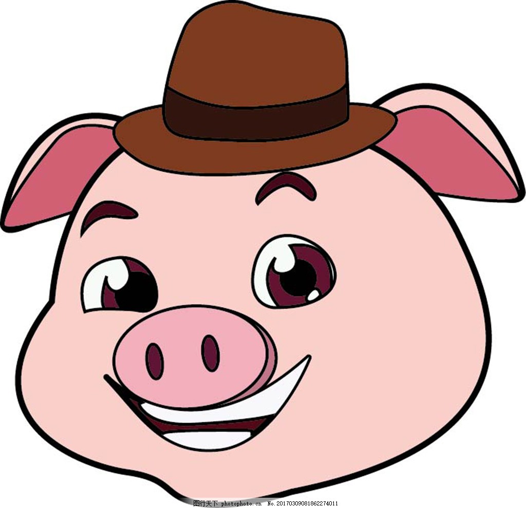 Pig Head PNG Picture, Vector Big Pig Head, Pig Vector, Head Vector, Pink PNG Image For Free Download