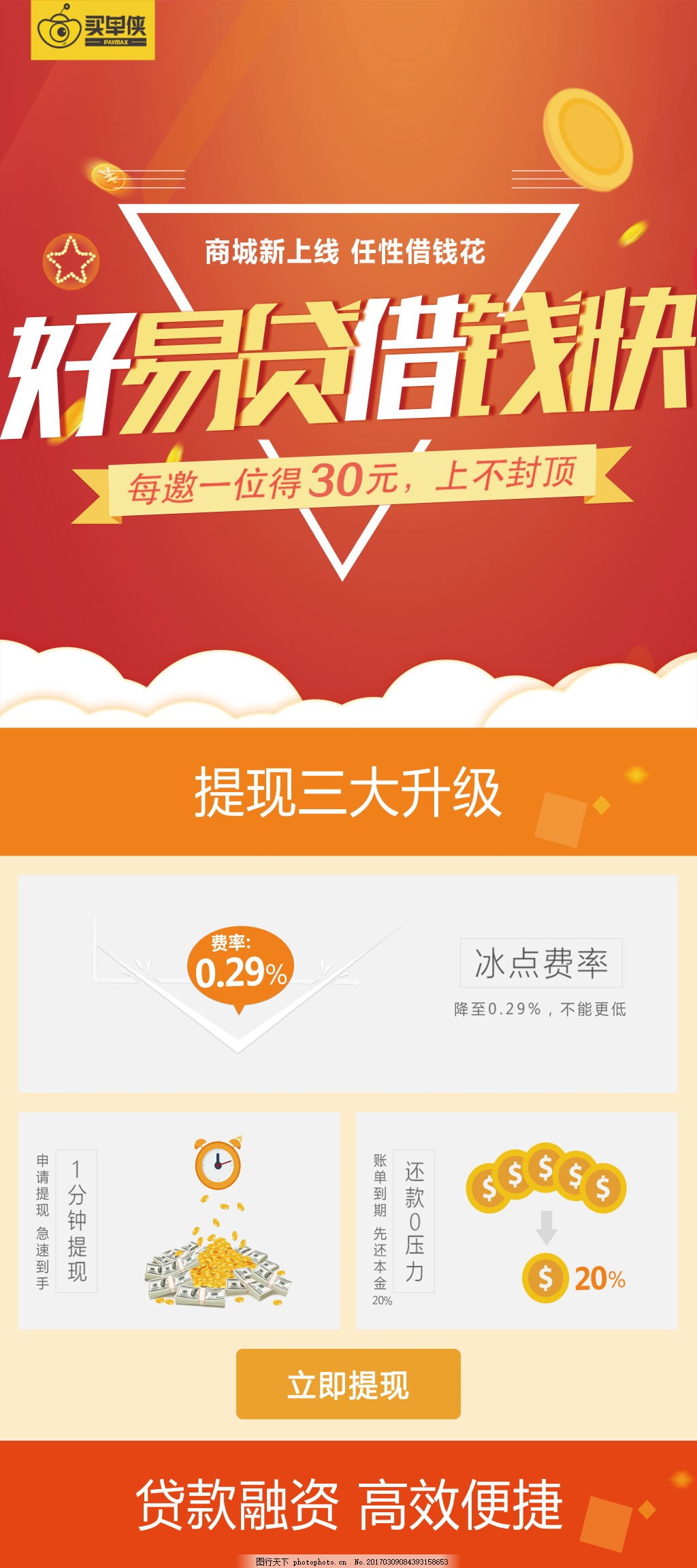 好易贷贷款融资宣传展架 贷款海报 按揭贷款 汽车金融 汽车贷款