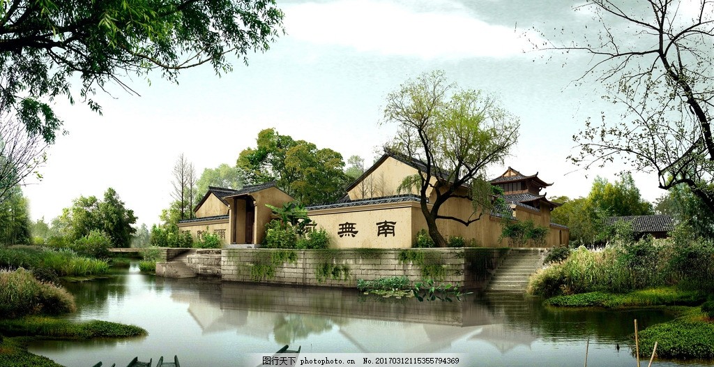 西溪湿地公园效果图