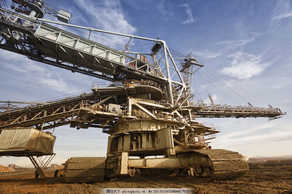 矿场的机械图片素材,大型采矿机,工程机械,采矿机摄影,开采,矿产,交通工具