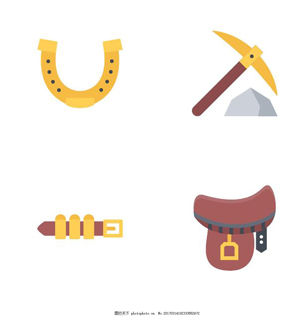 海盗旅行素材简洁矢量icon图片 Icon 界面设计 图行天下素材网